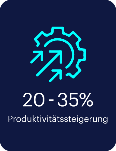 20-35% Produktivitätststeigerung