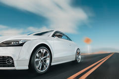 white car